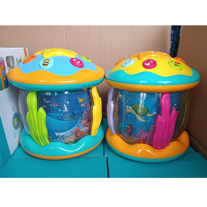 Ocean Musical Drum Toy for Screen-Free Early Learning