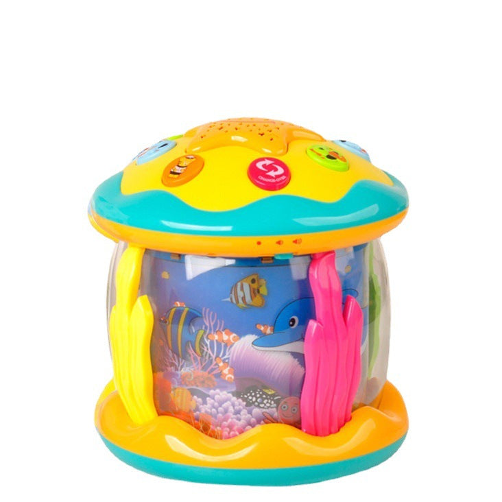 Ocean Musical Drum Toy for Screen-Free Early Learning