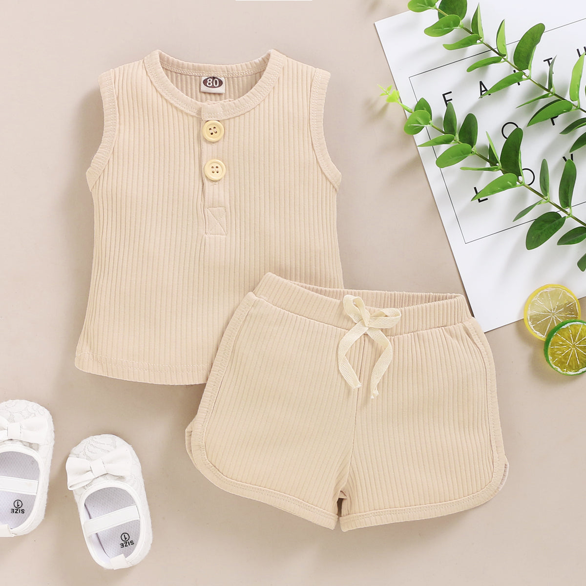 Toddler Vest and Shorts Set for Easy Summer Outfits