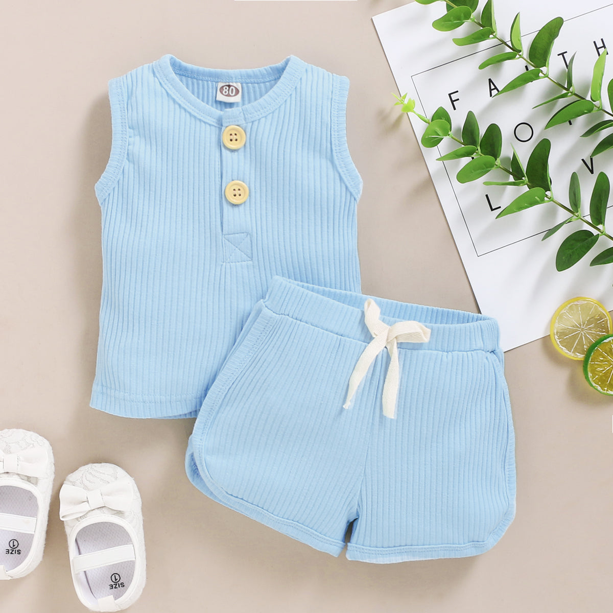 Toddler Vest and Shorts Set for Easy Summer Outfits