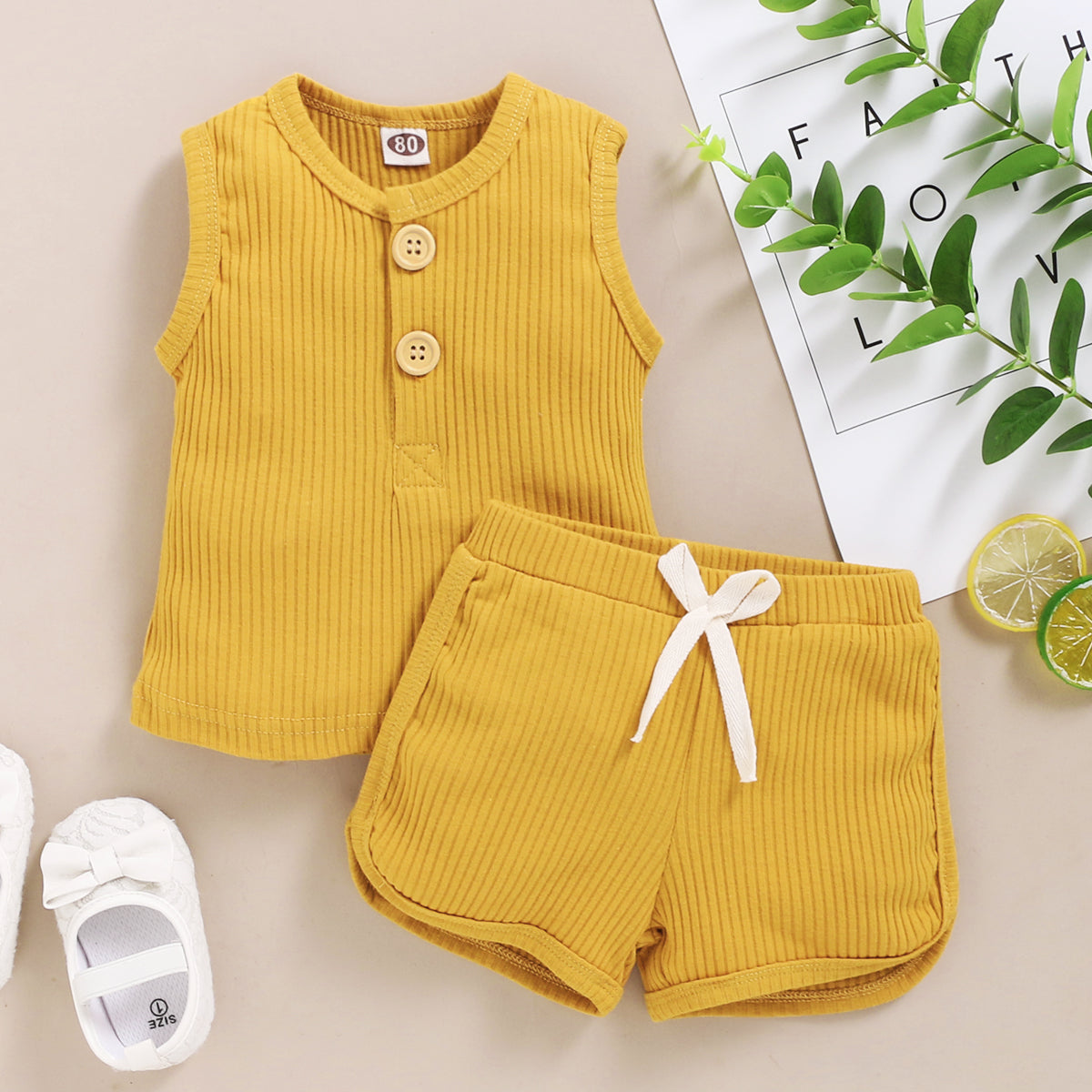 Toddler Vest and Shorts Set for Easy Summer Outfits