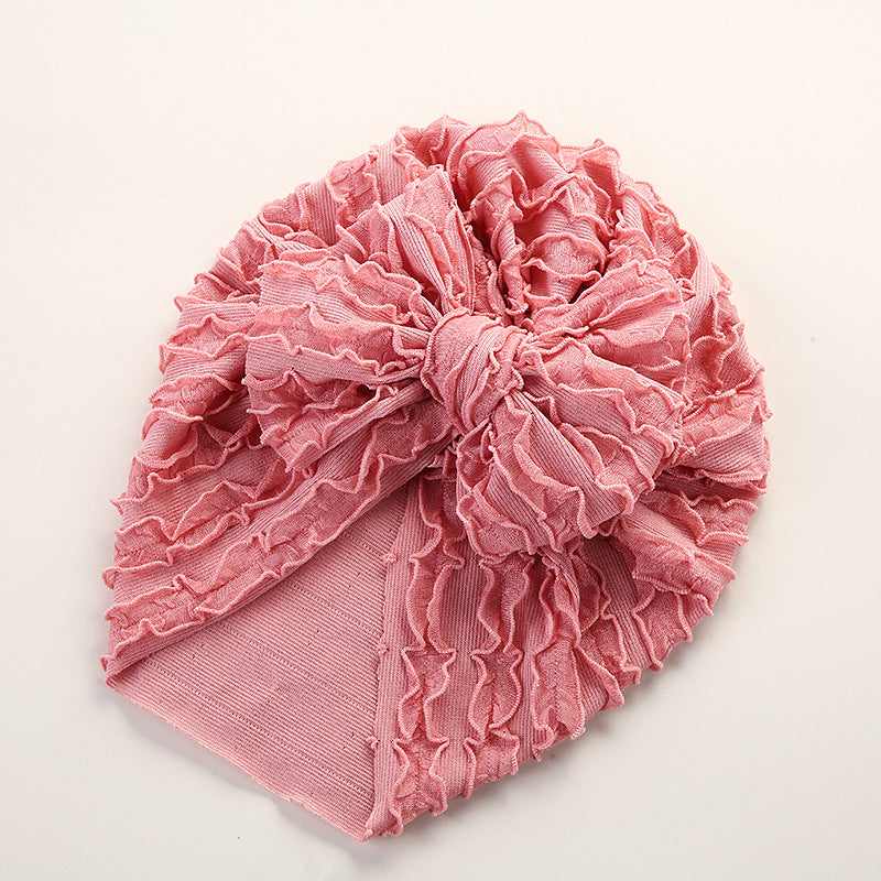 Baby Bow Cap | Stretchy Charm for Everyday Outfits
