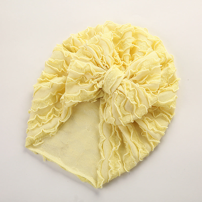 Baby Bow Cap | Stretchy Charm for Everyday Outfits