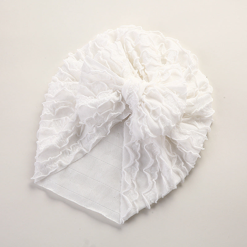 Baby Bow Cap | Stretchy Charm for Everyday Outfits