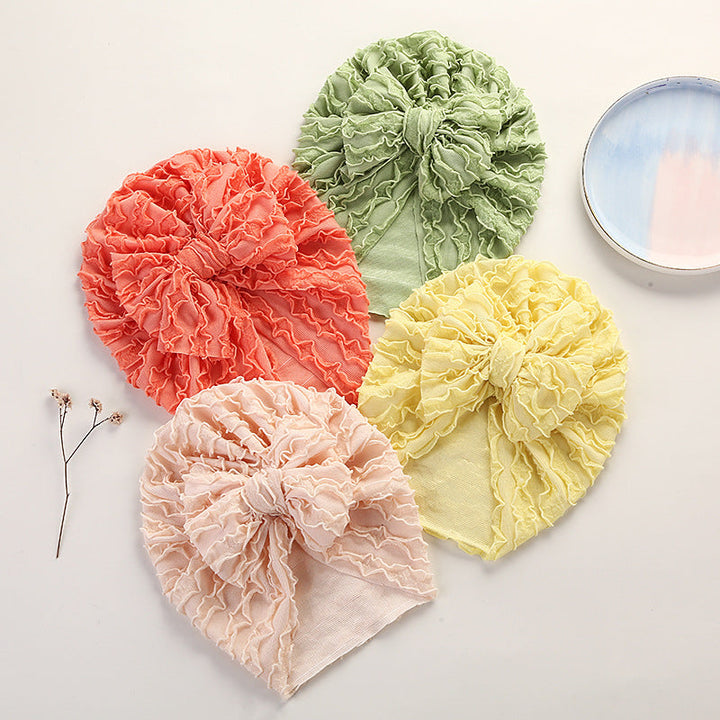 Baby Bow Cap | Stretchy Charm for Everyday Outfits