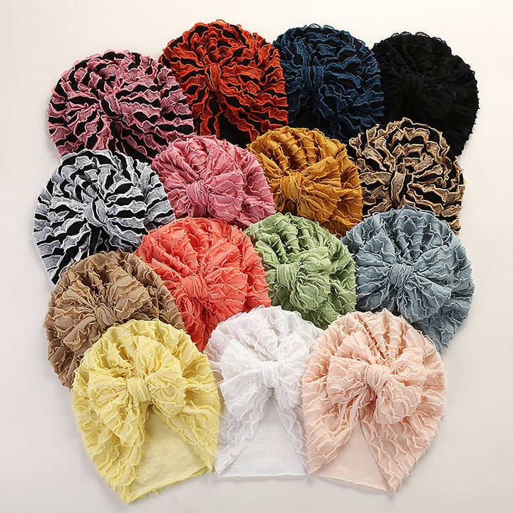 Baby Bow Cap | Stretchy Charm for Everyday Outfits
