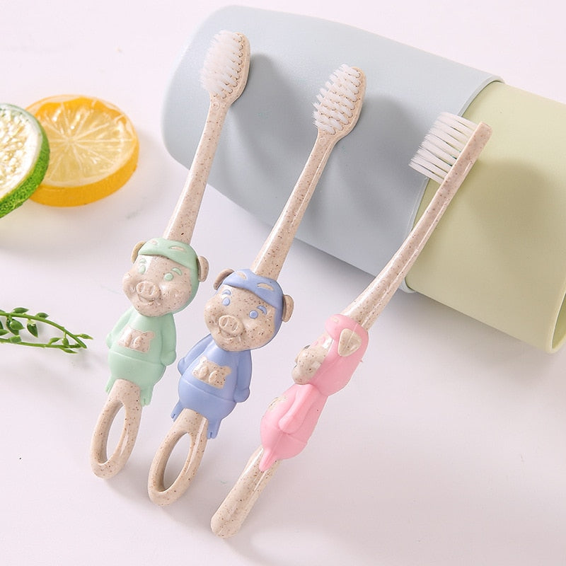 Children's Soft-Bristle Toothbrush for Easier Brushing