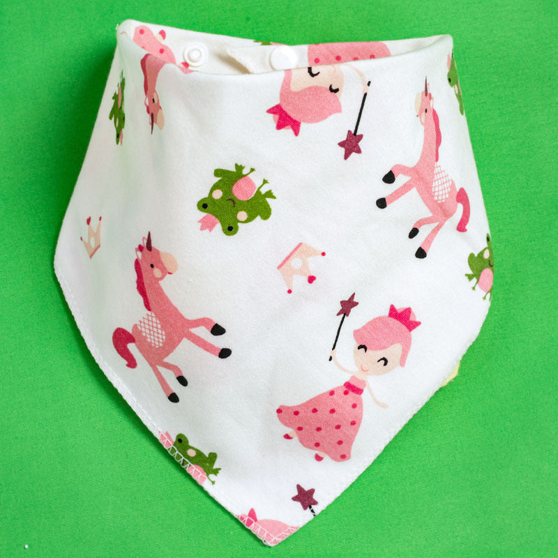 Baby Triangle Drool Bib with Snap Closure, Set