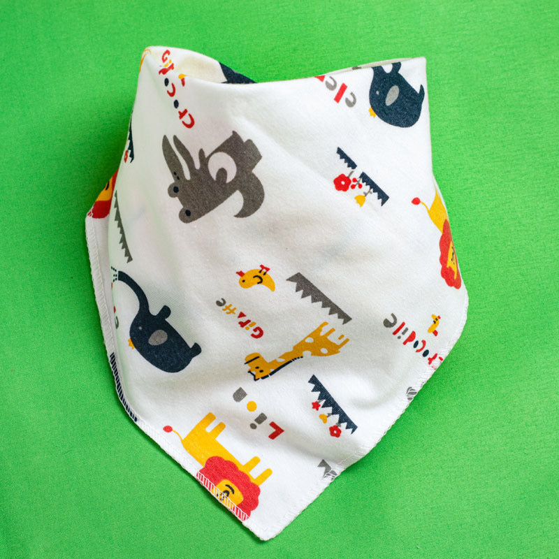 Baby Triangle Drool Bib with Snap Closure, Set
