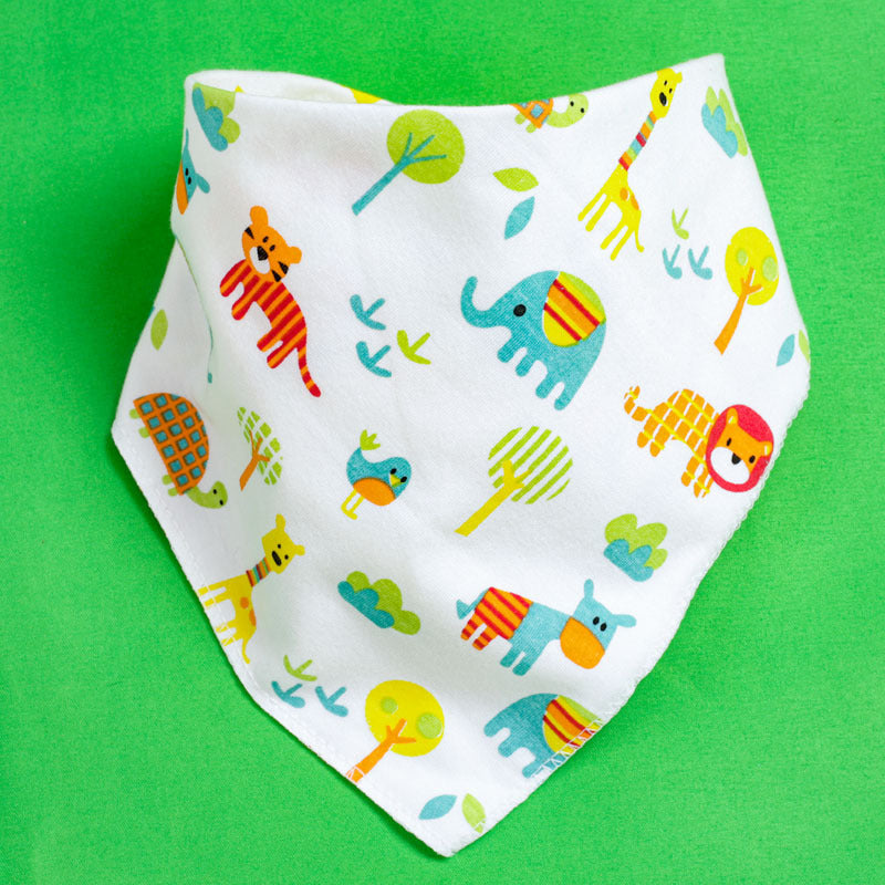 Baby Triangle Drool Bib with Snap Closure, Set