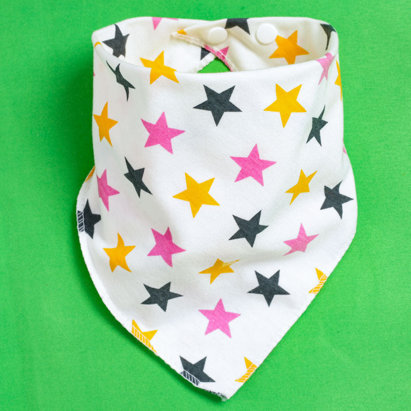 Baby Triangle Bibs - Double-Layer Drool Protection