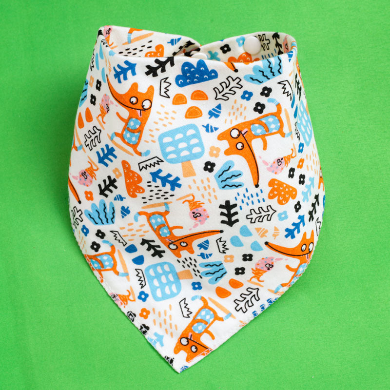 Baby Triangle Bibs - Double-Layer Drool Protection