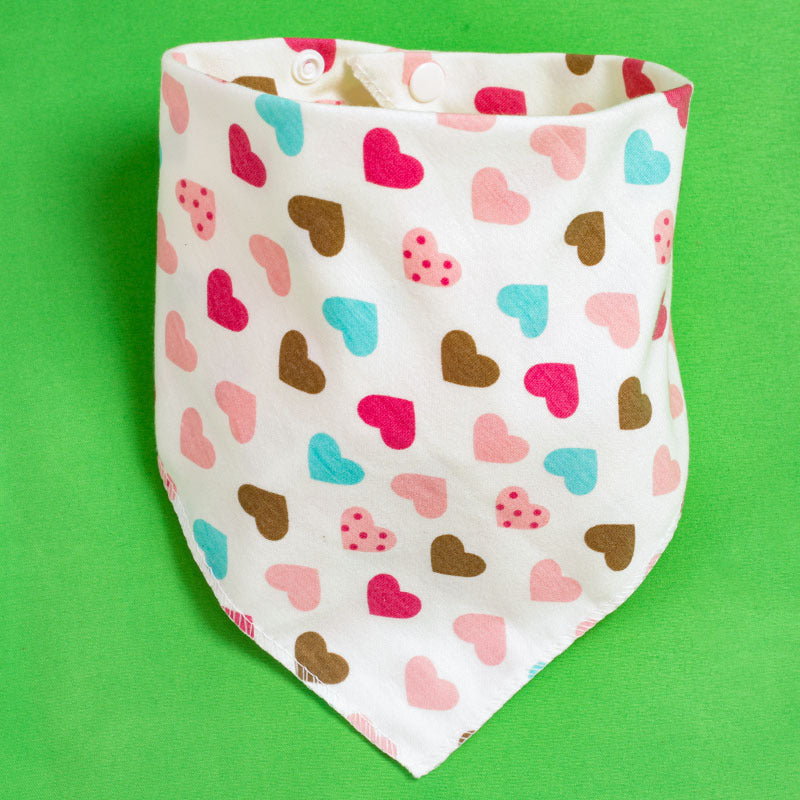 Baby Triangle Bibs - Double-Layer Drool Protection