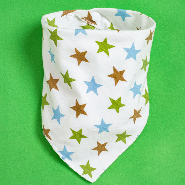Baby Triangle Drool Bib with Snap Closure, Set