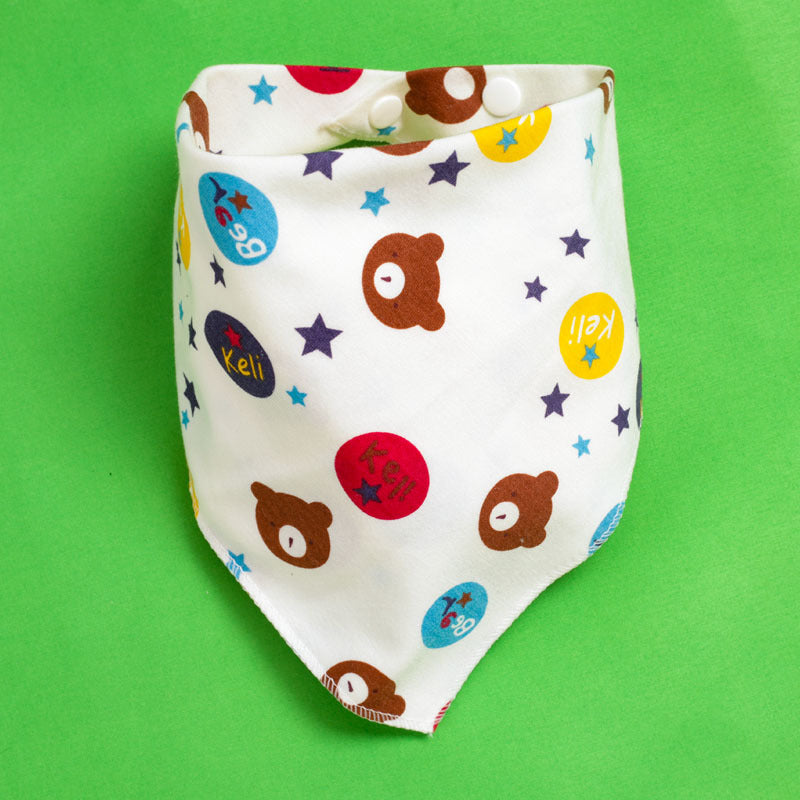 Baby Triangle Bibs - Double-Layer Drool Protection