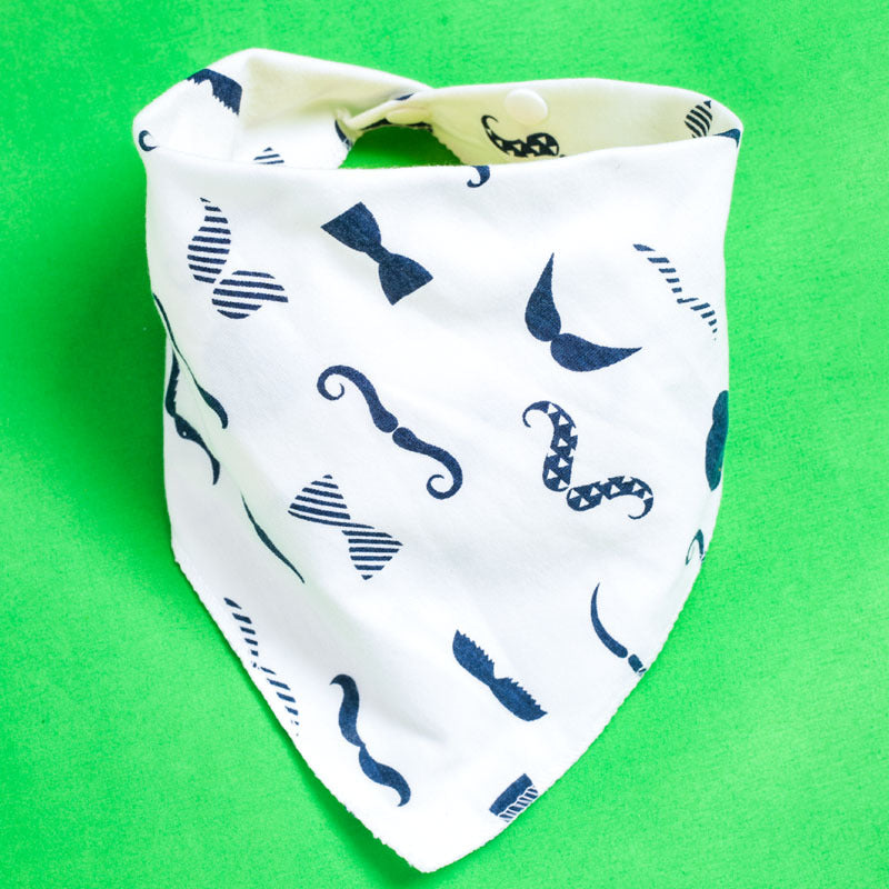 Baby Triangle Drool Bib with Snap Closure, Set