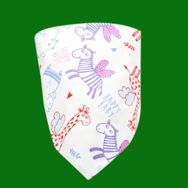 Baby Triangle Bibs - Double-Layer Drool Protection
