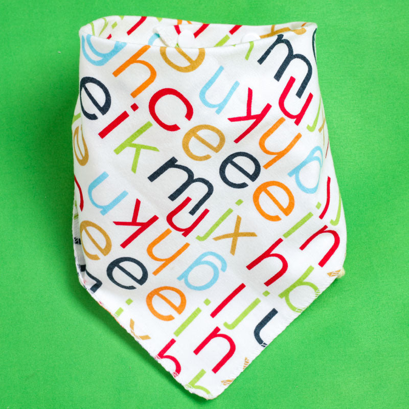 Baby Triangle Drool Bib with Snap Closure, Set