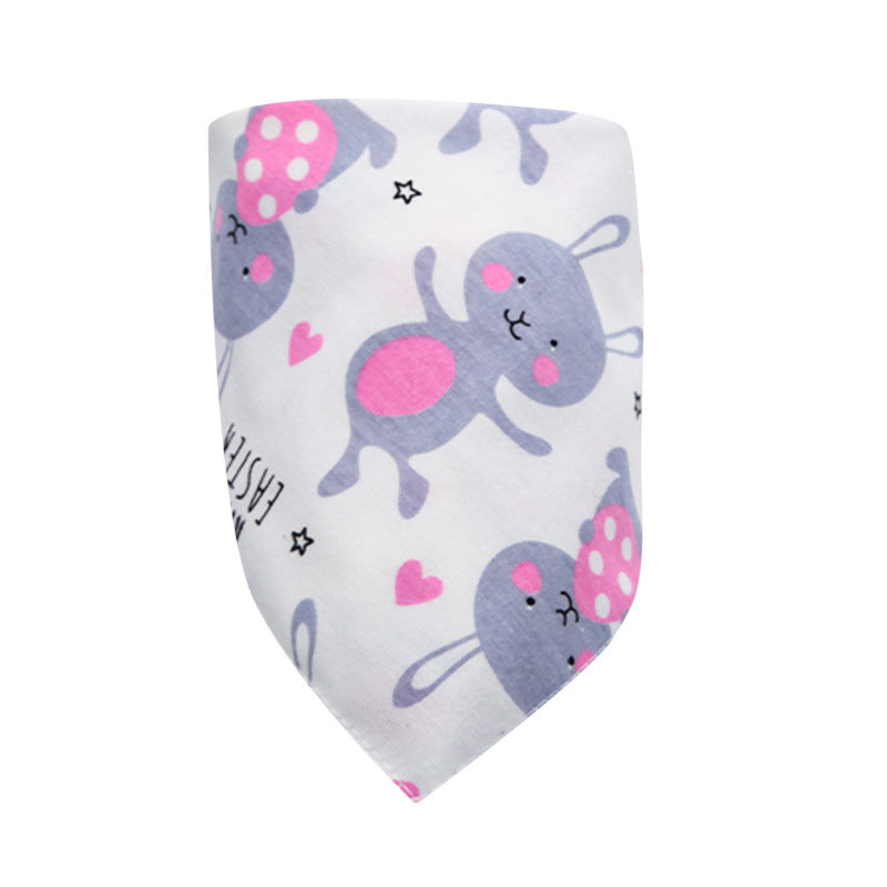 Baby Triangle Bibs - Double-Layer Drool Protection