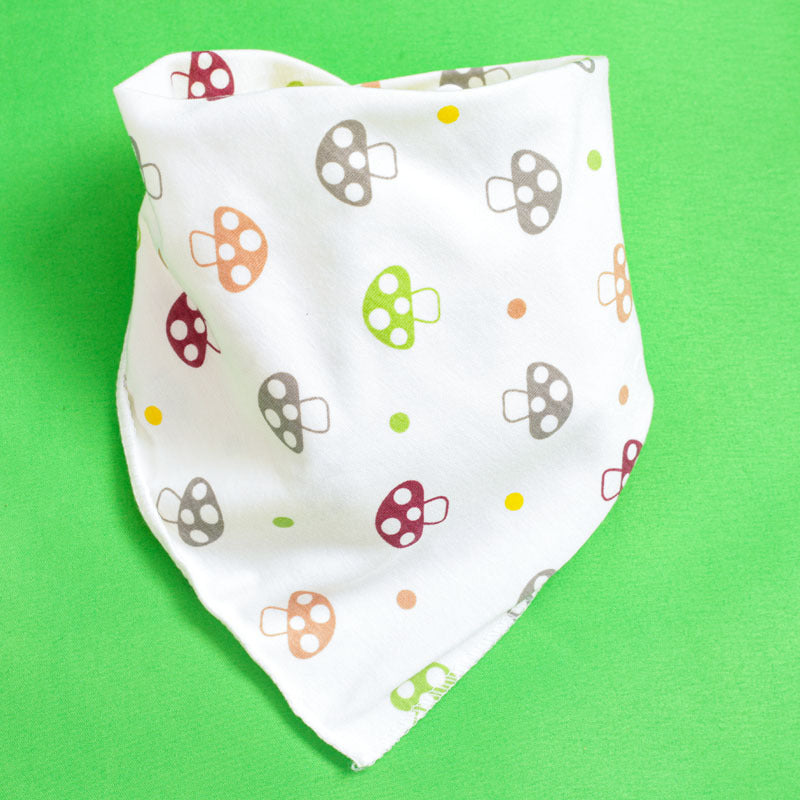 Baby Triangle Drool Bib with Snap Closure, Set