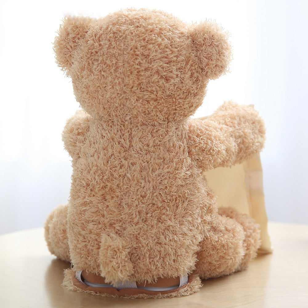 Interactive Peekaboo Teddy Bear for Screen-Free Fun