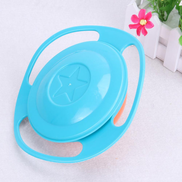 Gyro Baby Bowl for Easier Spill-Resistant Self-Feeding