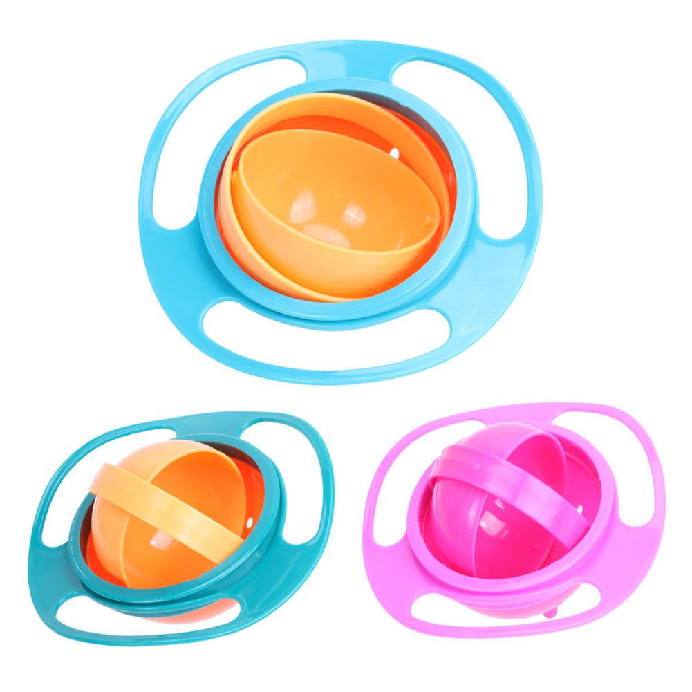 Gyro Baby Bowl for Easier Spill-Resistant Self-Feeding