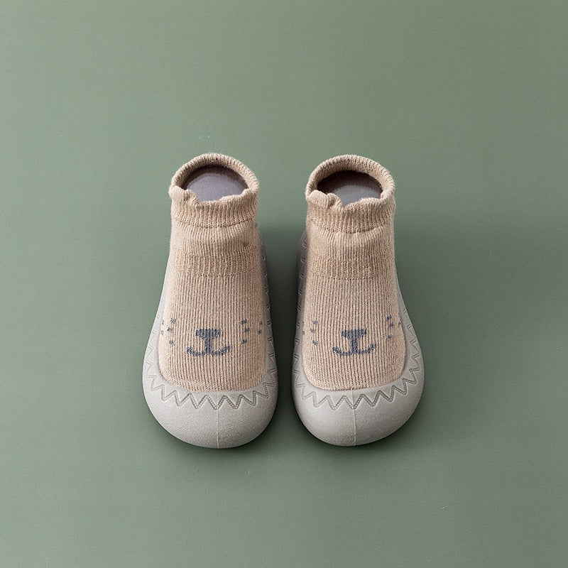 Baby First-Walker Shoes with Soft Flexible Rubber Soles