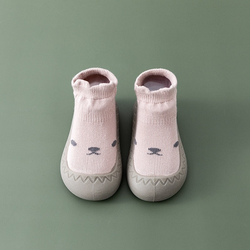 Baby First-Walker Shoes with Soft Flexible Rubber Soles