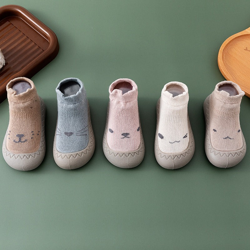 Baby First-Walker Shoes with Soft Flexible Rubber Soles