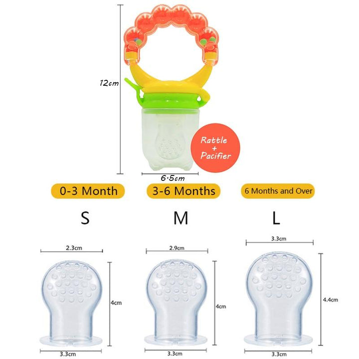 Baby Fruit Feeder Pacifier for Safer, Easier Snack Time