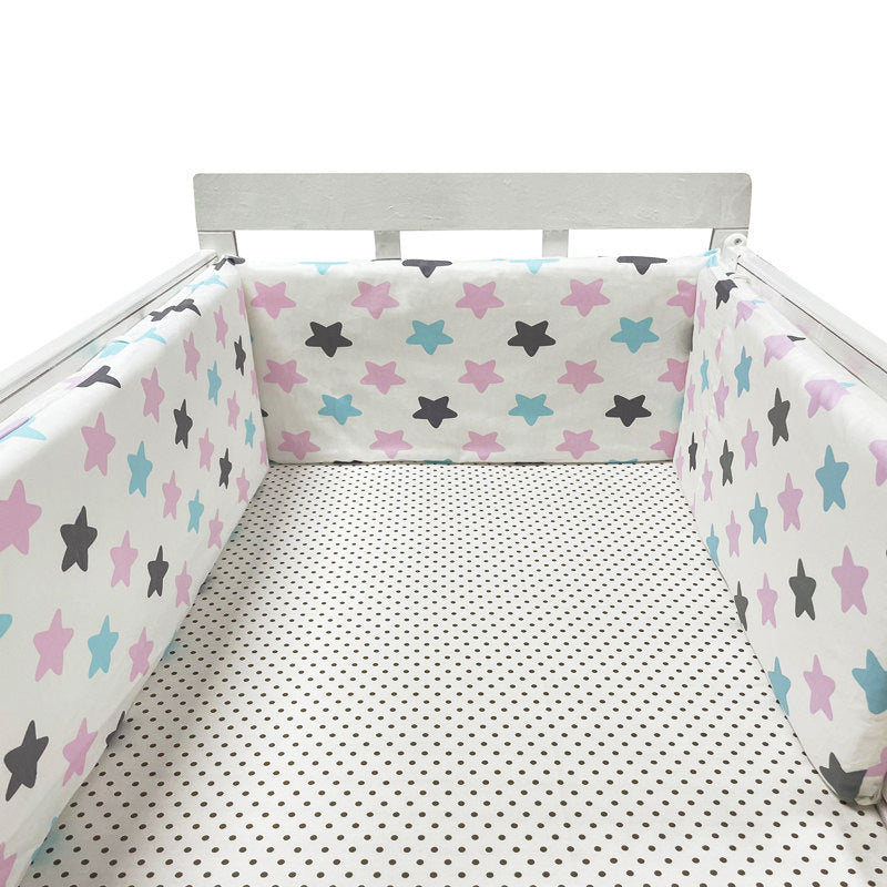 Baby Bed Fence With Soft Full-Length Fall Protection