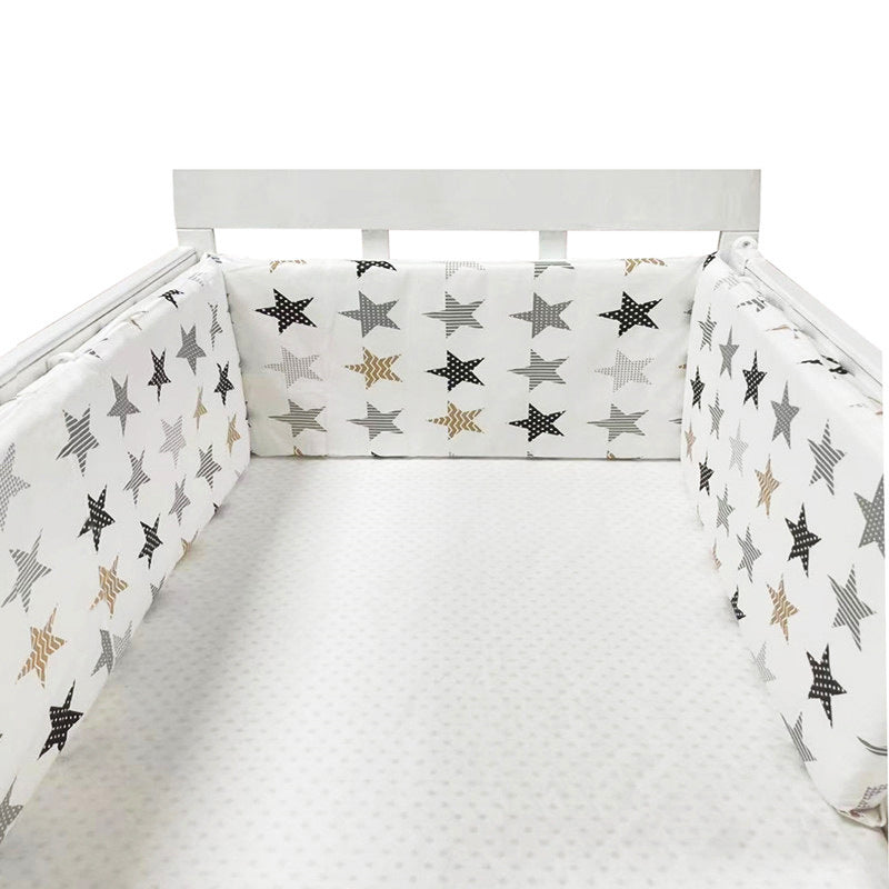 Baby Bed Fence With Soft Full-Length Fall Protection