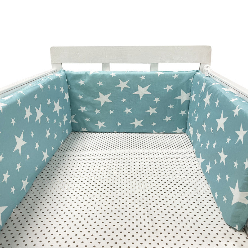 Baby Bed Fence With Soft Full-Length Fall Protection