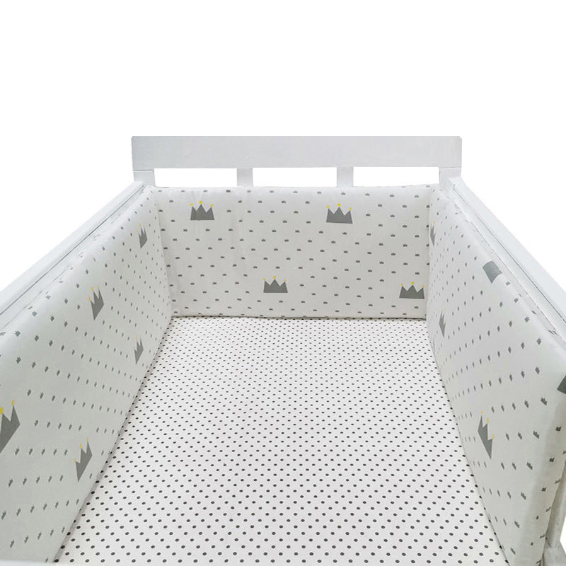 Baby Bed Fence With Soft Full-Length Fall Protection