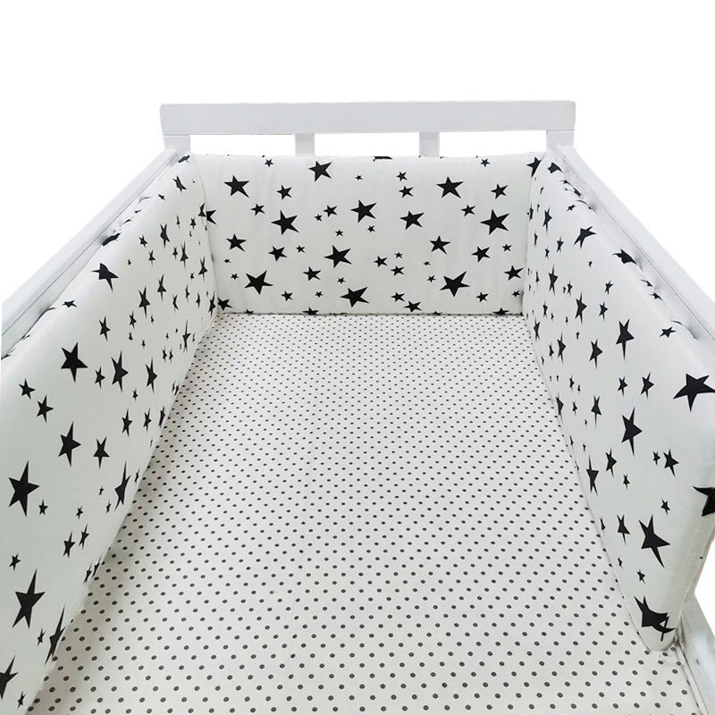 Baby Bed Fence With Soft Full-Length Fall Protection