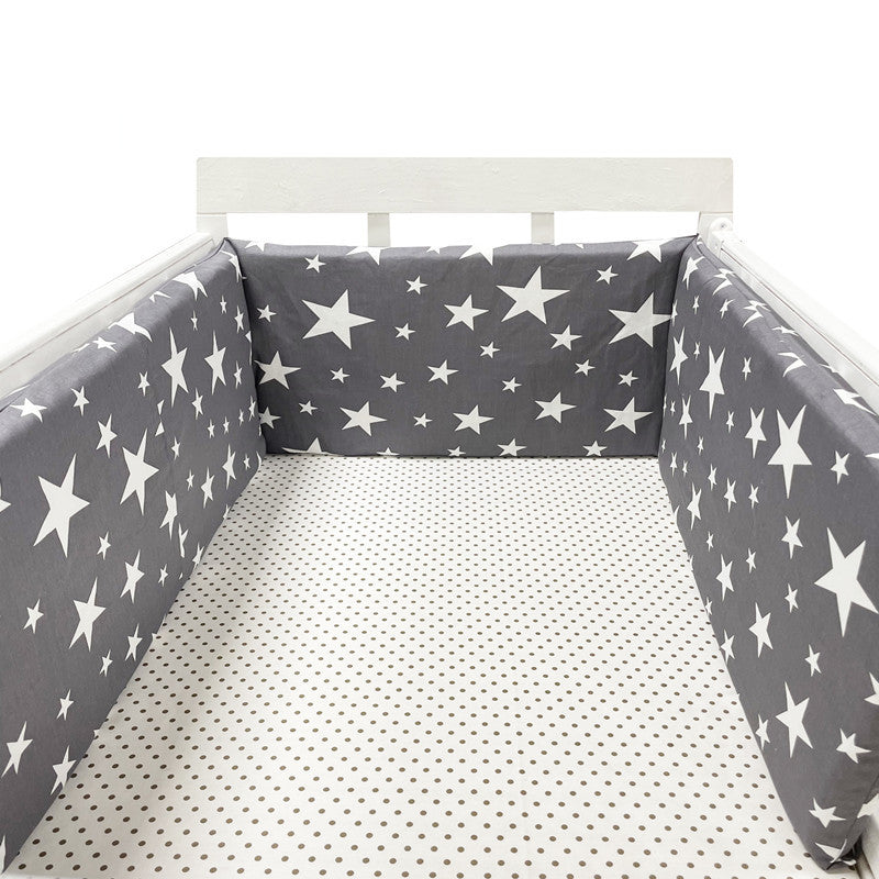 Baby Bed Fence With Soft Full-Length Fall Protection