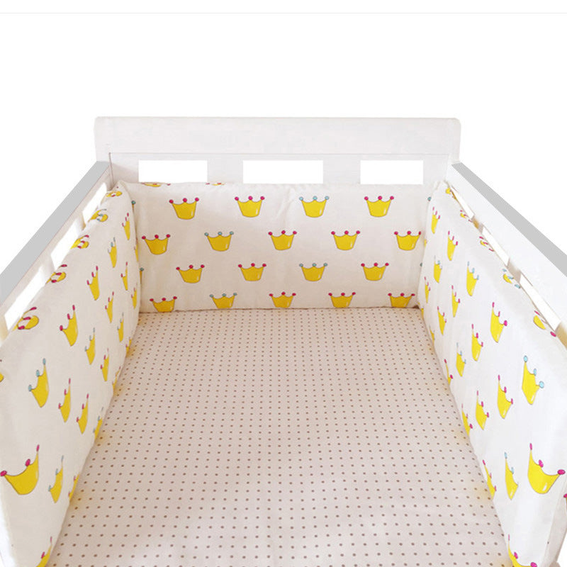 Baby Bed Fence With Soft Full-Length Fall Protection
