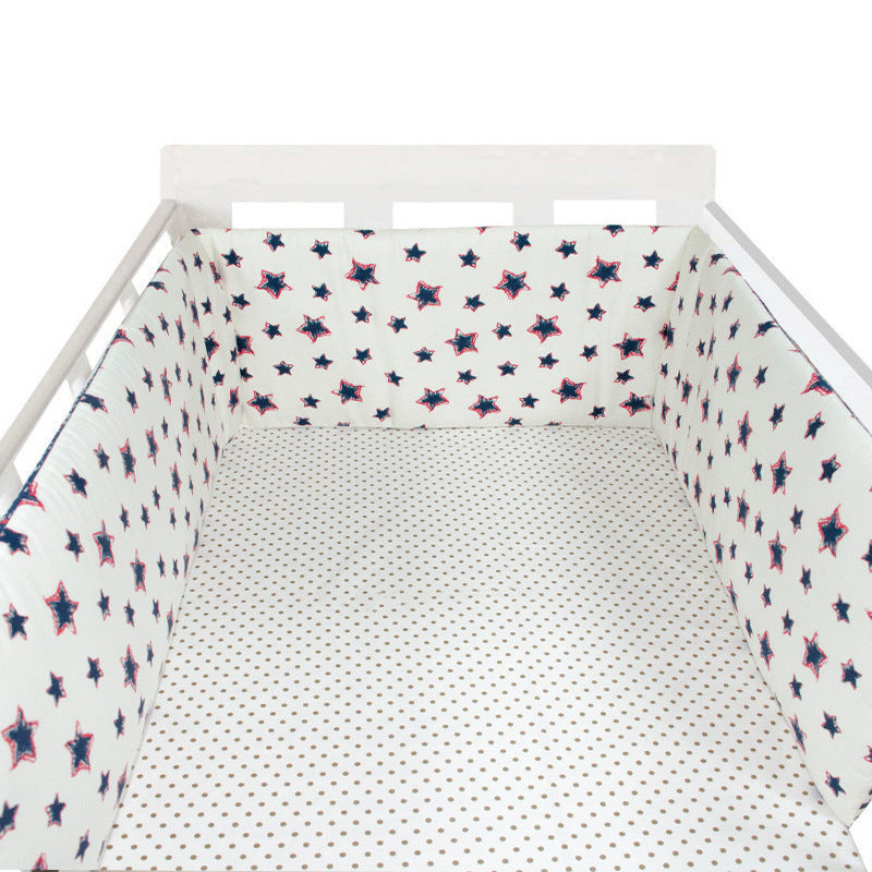 Baby Bed Fence With Soft Full-Length Fall Protection
