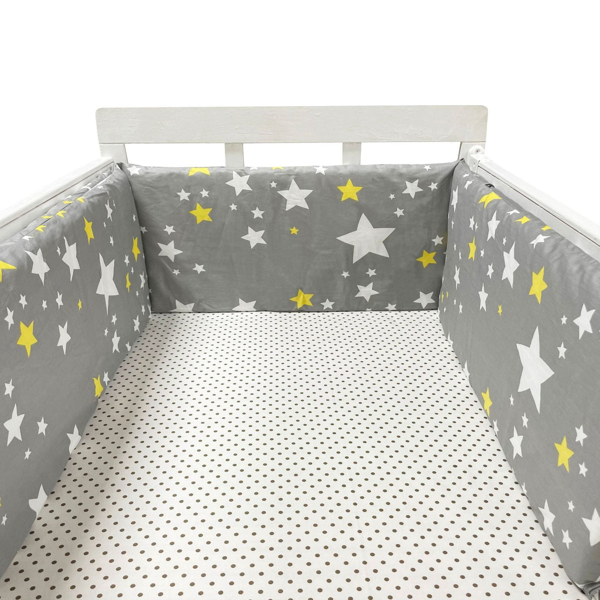 Baby Bed Fence With Soft Full-Length Fall Protection