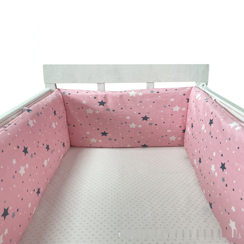 Baby Bed Fence With Soft Full-Length Fall Protection