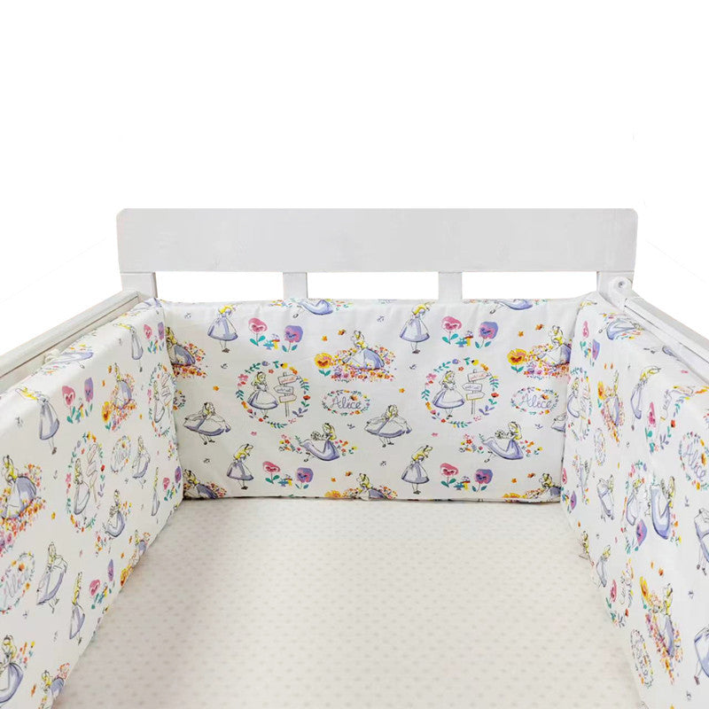 Baby Bed Fence With Soft Full-Length Fall Protection