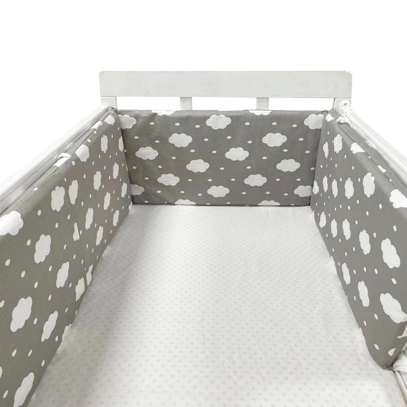 Baby Bed Fence With Soft Full-Length Fall Protection