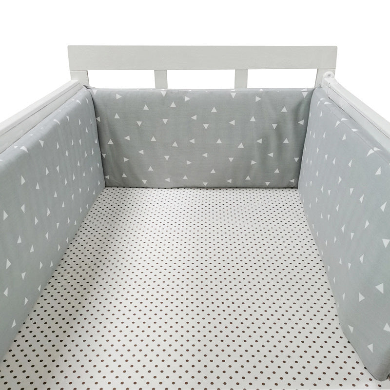 Baby Bed Fence With Soft Full-Length Fall Protection