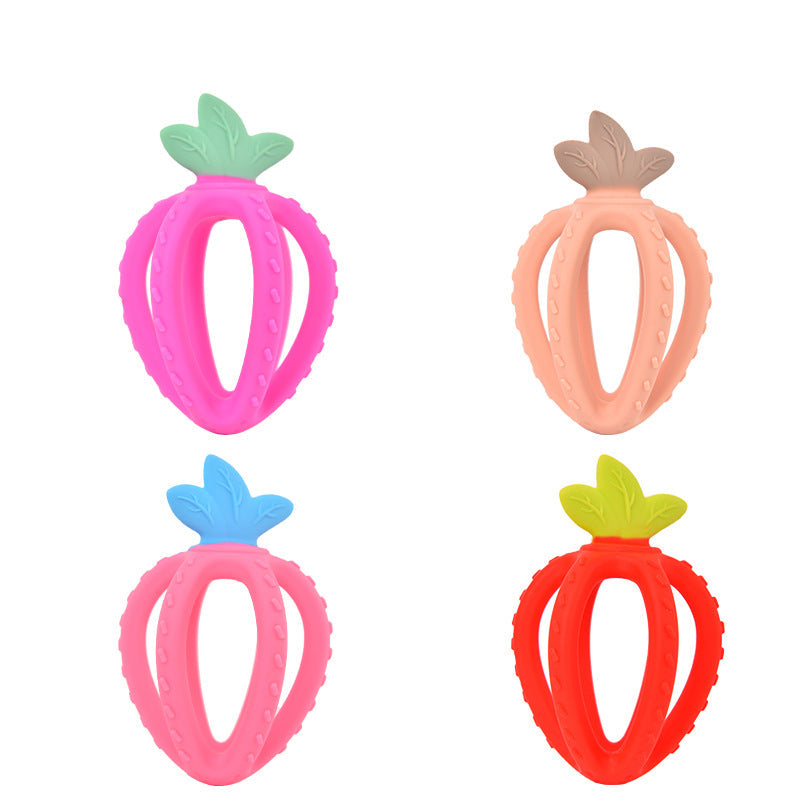 Silicone Baby Teether Ring for Soothing Sore Gums Daily