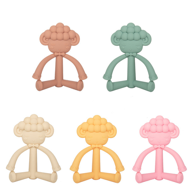 Silicone Baby Teether Ring for Soothing Sore Gums Daily