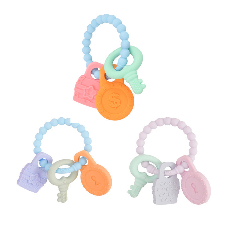 Silicone Baby Teether Ring for Soothing Sore Gums Daily