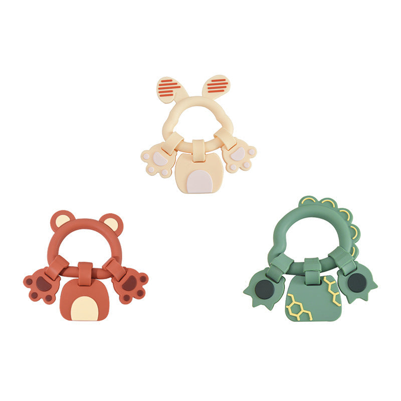 Silicone Baby Teether Ring for Soothing Sore Gums Daily