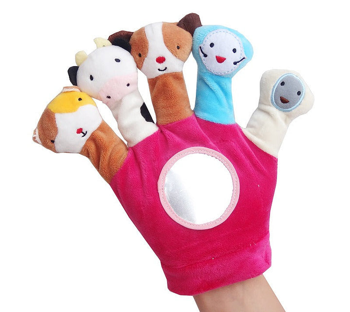 Baby Hand Puppet Toy for Screen-Free Play & Tummy Time