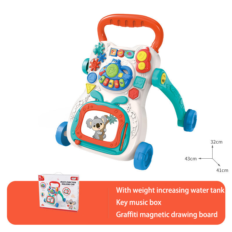 Baby Push Walker with Musical Learning Activity Panel